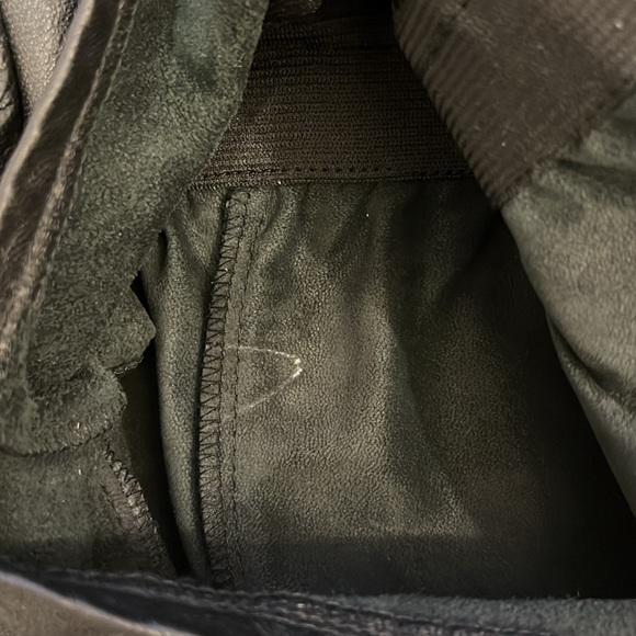 NWT Faux Leather & Lace Short Sleeve Romper - Picture 13 of 16